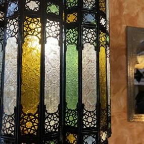Marocká závesná lampa Shahmaran