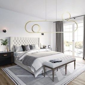 Toolight - LED závesné svietidlo APP809-CP GOLD, zlatá, OSW-09850