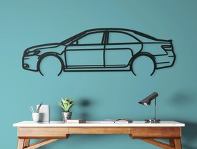 drevko Obraz na stenu Toyota Camry 07 Rozmer obrazu: 26,5 x 86 cm, Farba dekorácie: Čierna