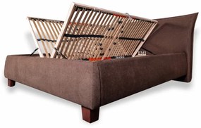 Posteľ čalúnená VALERIA LUX + lamelový rošt + matrac EMI