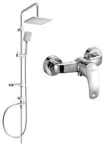 Mexen Sven sprchový set s dažďovou sprchou a sprchovou batériou Fabia, chrómová, 746540262-00