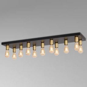 Bodové svietidlo FILO 11xE27/60W/230V čierna/zlatá