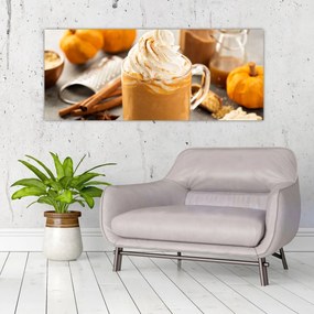 Obraz - Tekvicové latte (120x50 cm)