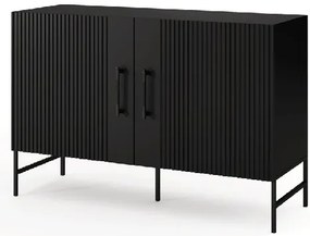 Komoda RAFTT 120x80cm, čierna