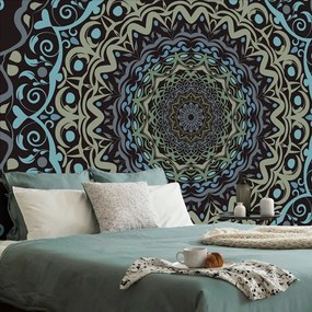 Tapeta abstraktná Mandala vo vintage štýle - 375x250