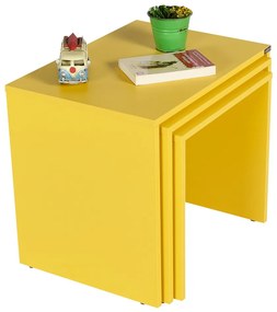 Skladací stôl SHP Yellow, 3 ks