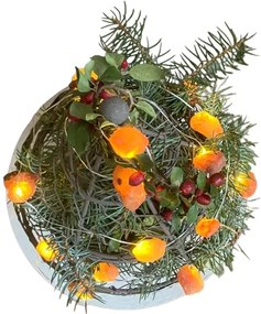 Christmas Tree metal svietidlo CREATIVE LED gemstone 44*20