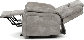 Polohovacie kreslo sivé, elektrické TV-Q8668 GREY3
