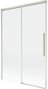 Mexen Rox, 2-krídlová posuvná vaňová zástena 120 x 150 cm, 8mm číre sklo, oceľový profil, 8C9-120-001-97-00