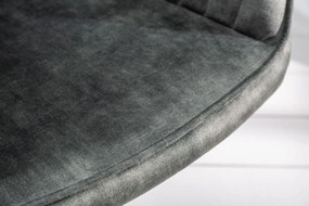 Kancelárske kreslo Turin green velvet podrúčka