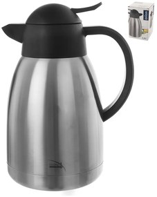 Termoska v čierno-striebornej farbe 1,5 l Termo – Orion