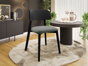 Jedálenská stolička Azunax, Dostupné poťahy: Magic Velvet 2217, Farby: čierna