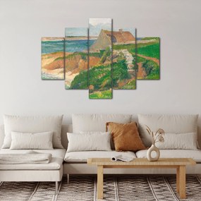 Obraz - Henri Moret, The Island of Raguenez, Brittany, reprodukcia (150x105 cm)