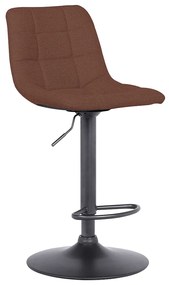 Kondela Barová stolička, hnedá/čierná, LAHELA 111225