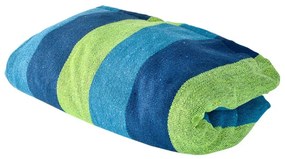 Modrozelená hojdacia sieť HAMMOCK pre 2 osoby 200x150 cm