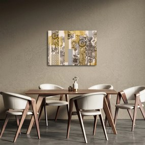 Obraz - Koláž so slnečnicami (70x50 cm)