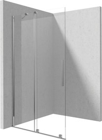 Deante Sprchová zastena Walk-in Prizma, posuvná - KTJ 032R 120 cm, chróm - bez vaničky