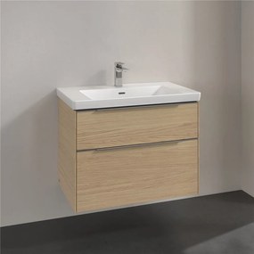 VILLEROY &amp; BOCH Subway 3.0 závesná skrinka pod umývadlo, 2 zásuvky, 772 x 478 x 429 mm, Nordic Oak, C57400VJ