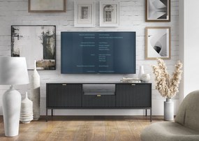 TV skrinka Nova, čierna