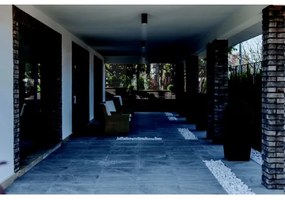 Zambelis E309 - Vonkajšie bodové svietidlo 1xGU10/7W/230V IP54 čierna