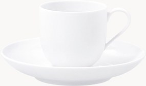 Ručne vyrobené porcelánové šálky na espresso's podšálkami Urbino, 2 ks