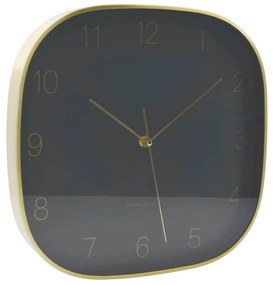 House Doctor Nástenné hodiny Shape Dark Grey