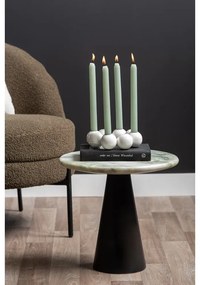 Mramorový okrúhly odkladací stolík ø 40 cm Force – Leitmotiv