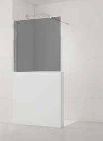 Sprchová zástěna SAT Walk-in 100x100 cm na nižšiu priečku SATBWIS100KSPR