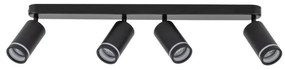 Bodové svietidlo JET 4xGU10/10W/230V čierna