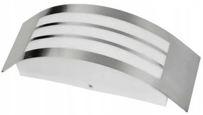 Vonkajšie nástenné svietidlo 1xE27/14W/230V IP44 matný chróm