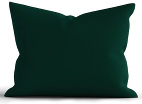 Bavlnená obliečka na vankúš Renforcé 70 × 90 cm - Jasmine tmavozelená