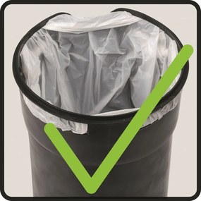 Pedálový oceľový odpadkový kôš 3 l Leman - Wenko