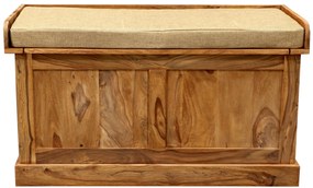 furniture-nabytek.cz - Truhla na sedenie z dreva palisander 105x60x40