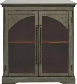 Komoda Avola 84 cm z masívu šalviovo sivá