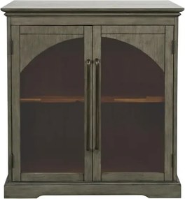 Komoda Avola 84 cm z masívu šalviovo sivá