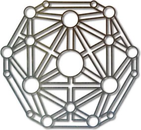 SENTOP | Geometrický obraz na stenu vyrezávaný z drevenej preglejky I SENTOP PR0330