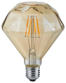 LED žiarovka E27 4W 2 700K diamant filament jantár