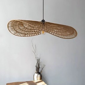 Toolight Toolight, závesné stropné svietidlo 80cm, 1xE27, APP1740-1C, čierna-hnedá, OSW-06063