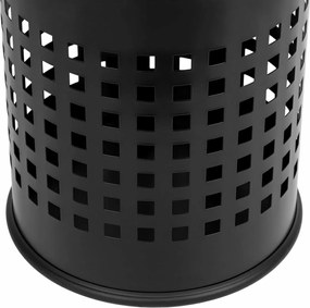 Alda Odpadkový kôš Officer dierovaný 7 l, čierna, 7 l