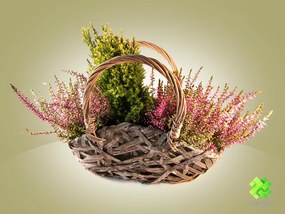 Kvetináč taška šedá Rozmery (cm): 34x15, v. 26