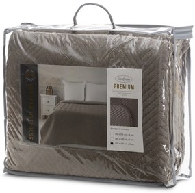 PREHOZ NA POSTEĽ LEN3 200X220 CM SIVÝ