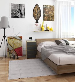 Komoda CL4 40 cm dub artisan/grafitově šedá