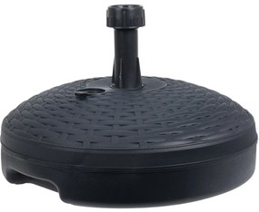 Stojan na slnečník Rattan, 20 l, antracit, 45 x 45 x 15 cm