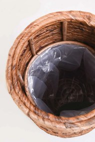 Izbový kvetináč ROTA, vodní hyacint, průměr 35 cm, natur