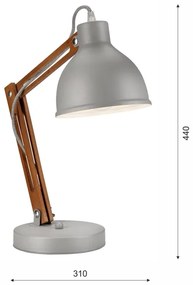 Stolná lampa MARCELLO 1xE27/60W/230V