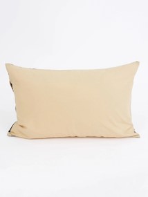 Bavlnená obliečka na vankúš Renforcé 40 × 60 cm - Taisa čierna/zlatá