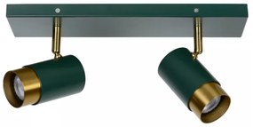 Lucide 35913/02/33 - Bodové svietidlo FLORIS 2xGU10/40W/230V zelená