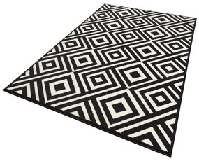 Čierno-biely koberec Zala Living Art, 140 × 200 cm