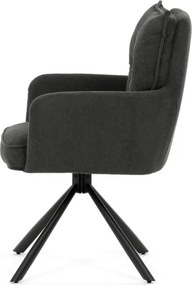 Jedálenská stolička sivá HC-X1128 GREY2