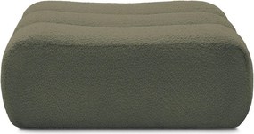 Zelená podnožka z textílie buklé Azra – Bobochic Paris